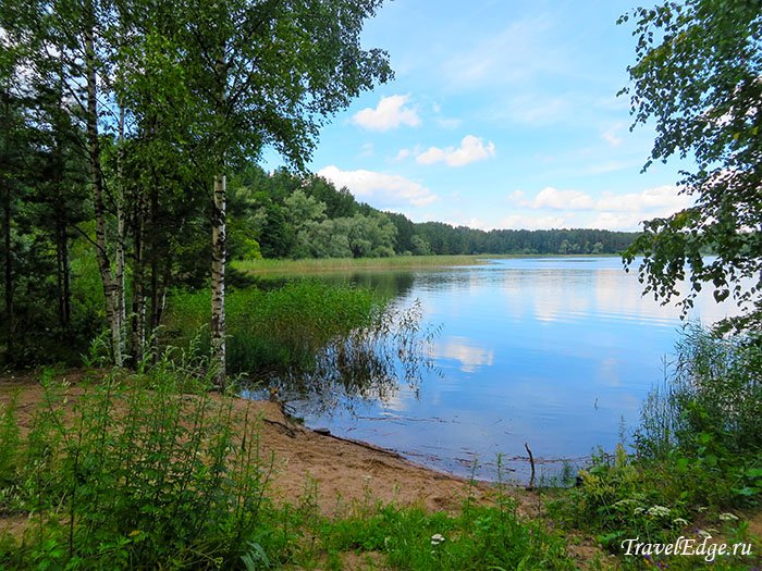 Озеро на острове Кличен, г. Осташков, Тверская область