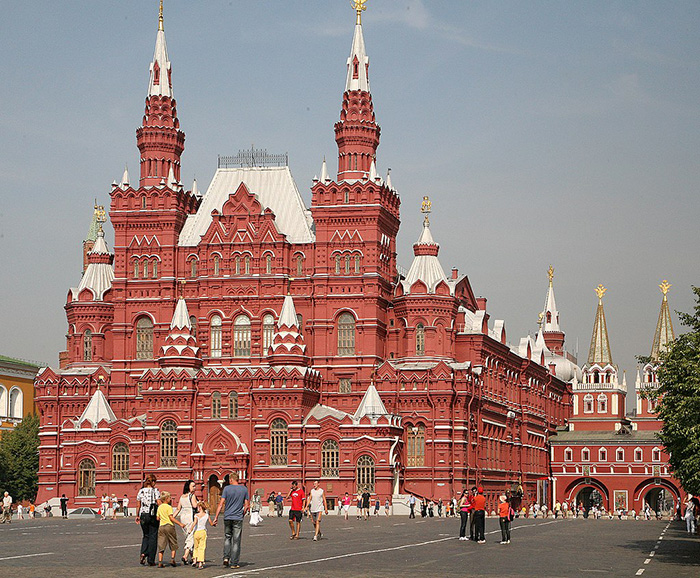 Moscow Red Square (Красная площадь): Moscow State Historical Museum (Государственный исторический музей)
